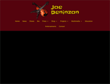 Tablet Screenshot of joedeninzon.com